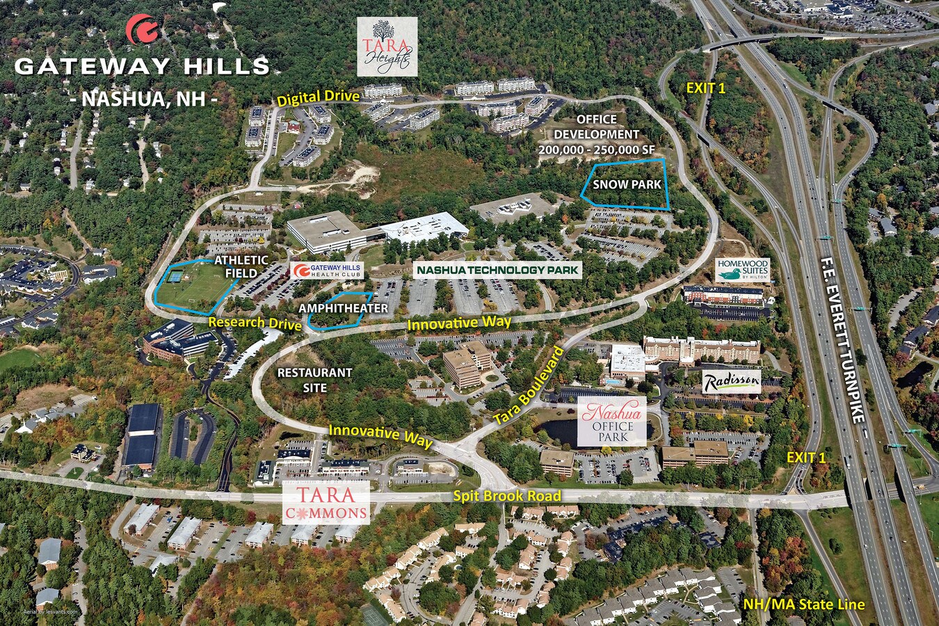 1 Tara Blvd, Nashua, NH 03062 Nashua Office Park