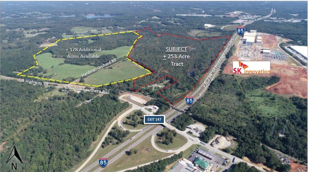 630-1130 Hardman Orchard Rd, Commerce, GA for sale - Primary Photo - Image 1 of 1