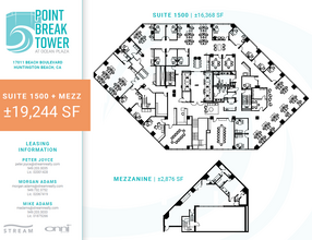 17011 Beach Blvd, Huntington Beach, CA for lease Floor Plan- Image 1 of 1