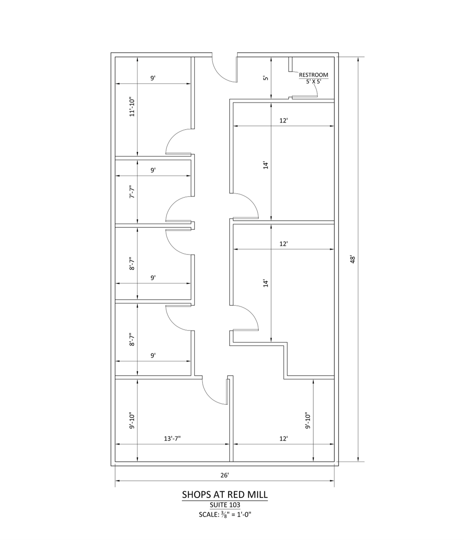 1450 Kirkwood Hwy, Newark, DE for lease Floor Plan- Image 1 of 1