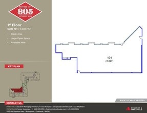 805 Veterans Blvd, Redwood City, CA for lease Floor Plan- Image 1 of 1