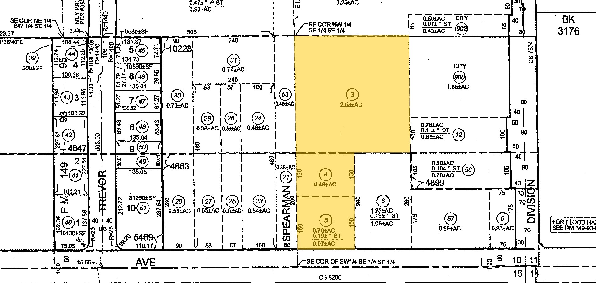 45335 Spearman Ave, Lancaster, CA for sale Plat Map- Image 1 of 4