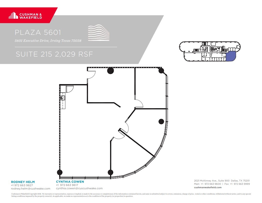 5601 Executive Dr, Irving, TX for lease Floor Plan- Image 1 of 1