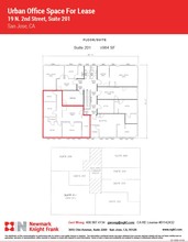 15-19 N 2nd St, San Jose, CA for lease Floor Plan- Image 1 of 1