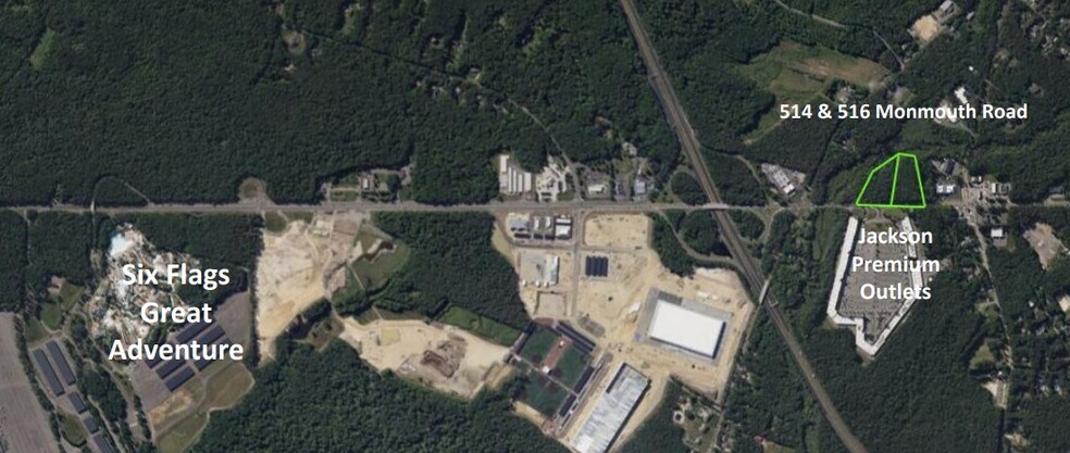 514-516 Monmouth Rd, Millstone, NJ for lease - Aerial - Image 2 of 3