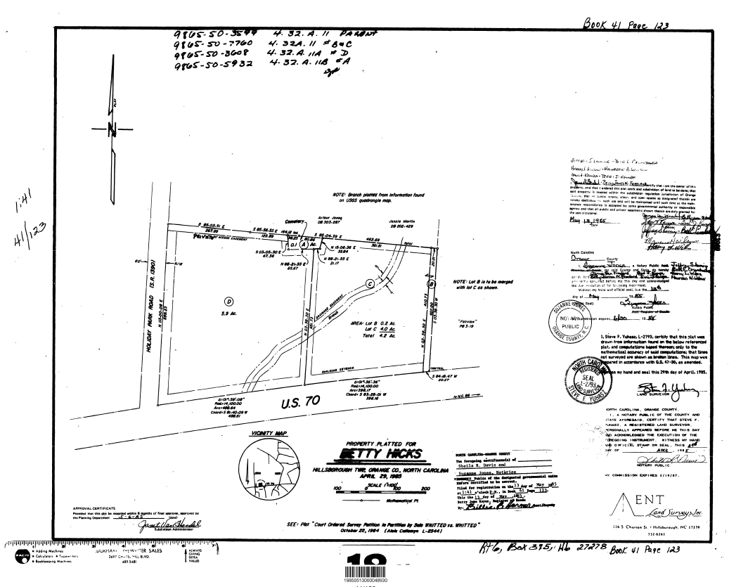 Plat Map