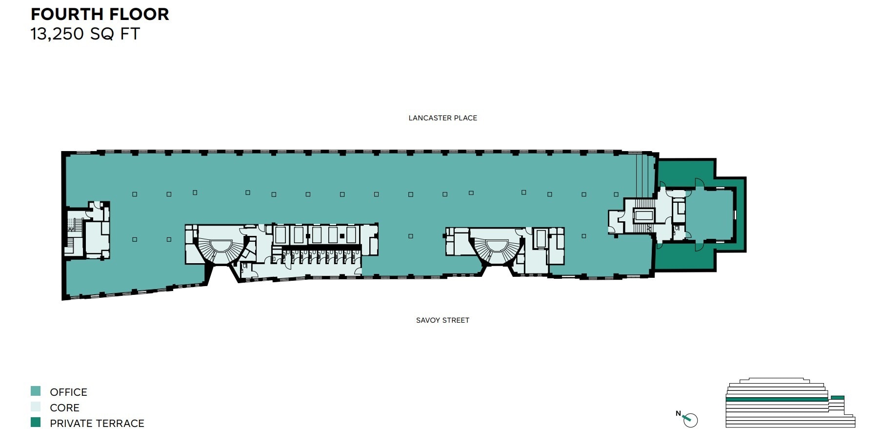 12-13 Lancaster Pl, London for lease Floor Plan- Image 1 of 1