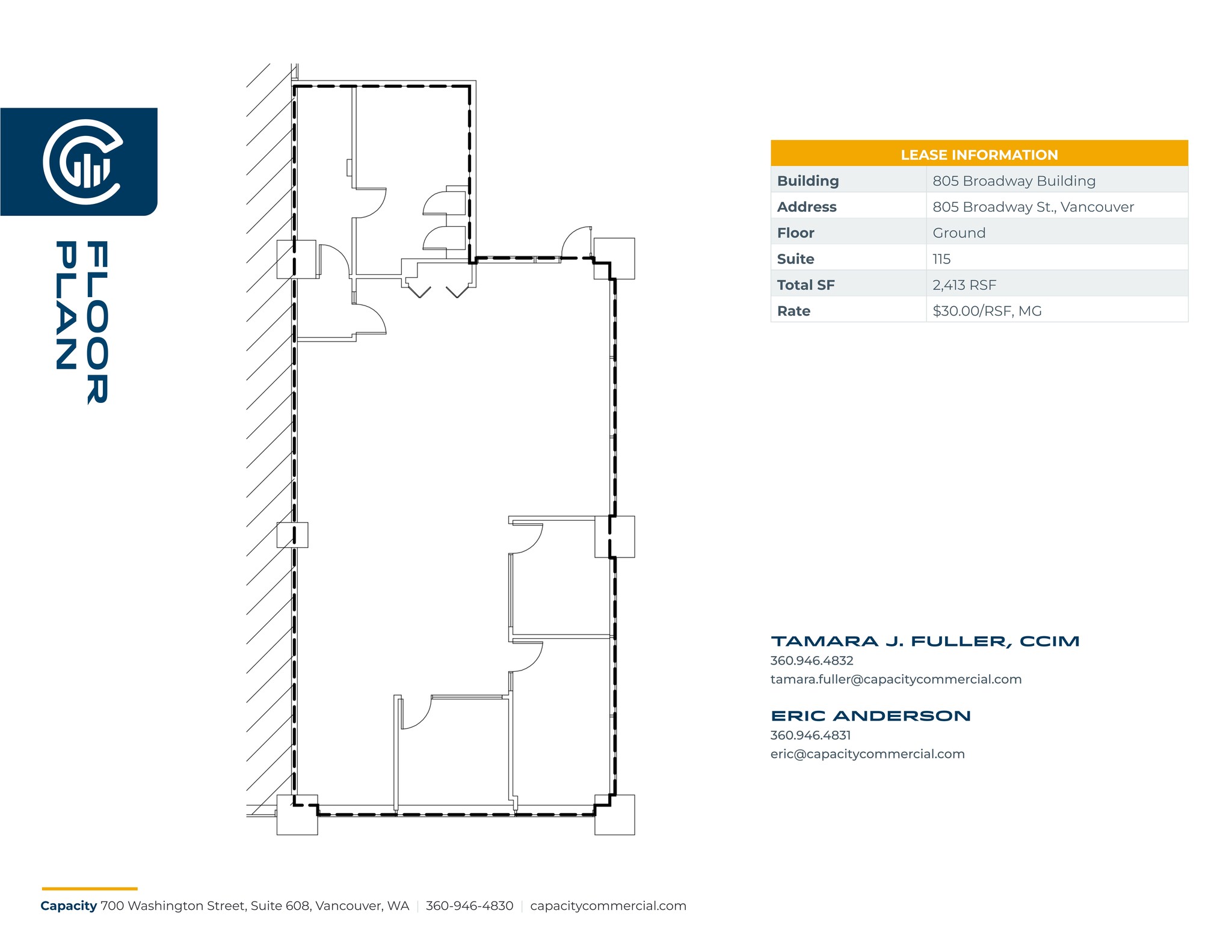 805 Broadway St, Vancouver, WA for lease Site Plan- Image 1 of 1