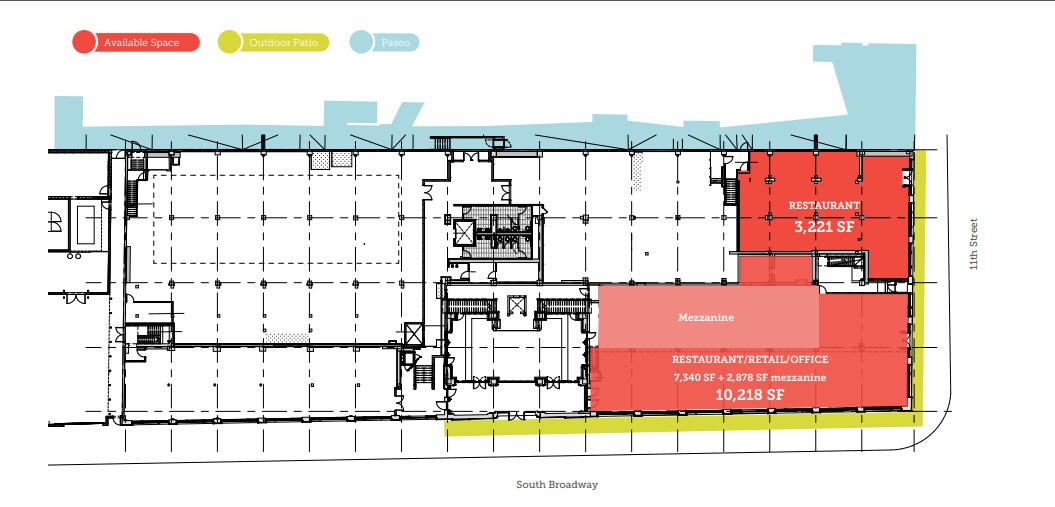 1111 S Broadway, Los Angeles, CA for lease Floor Plan- Image 1 of 1