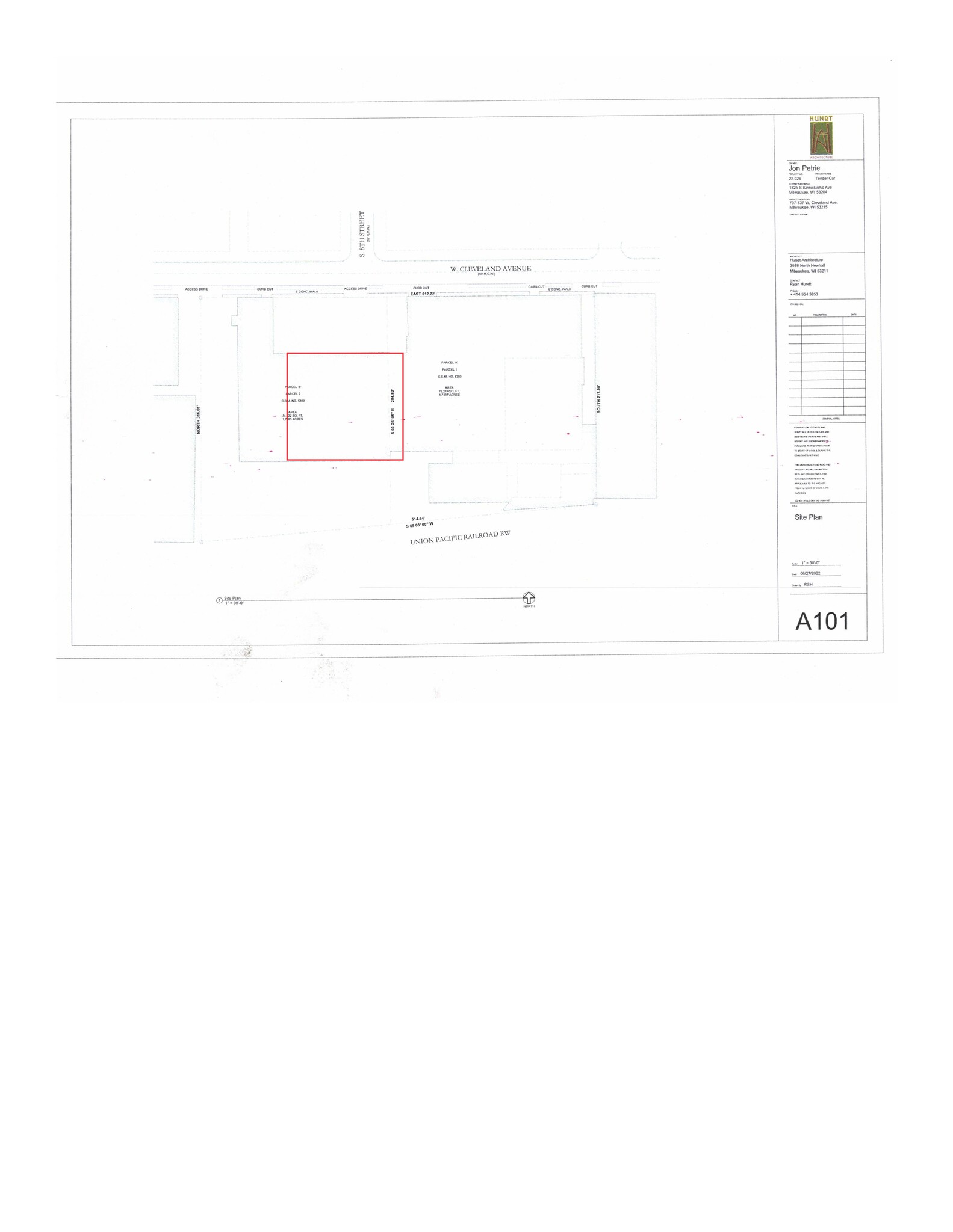 737 W Cleveland St, Milwaukee, WI for lease Site Plan- Image 1 of 9