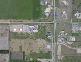 4539 N Broadway Rd, Minot, ND - aerial  map view