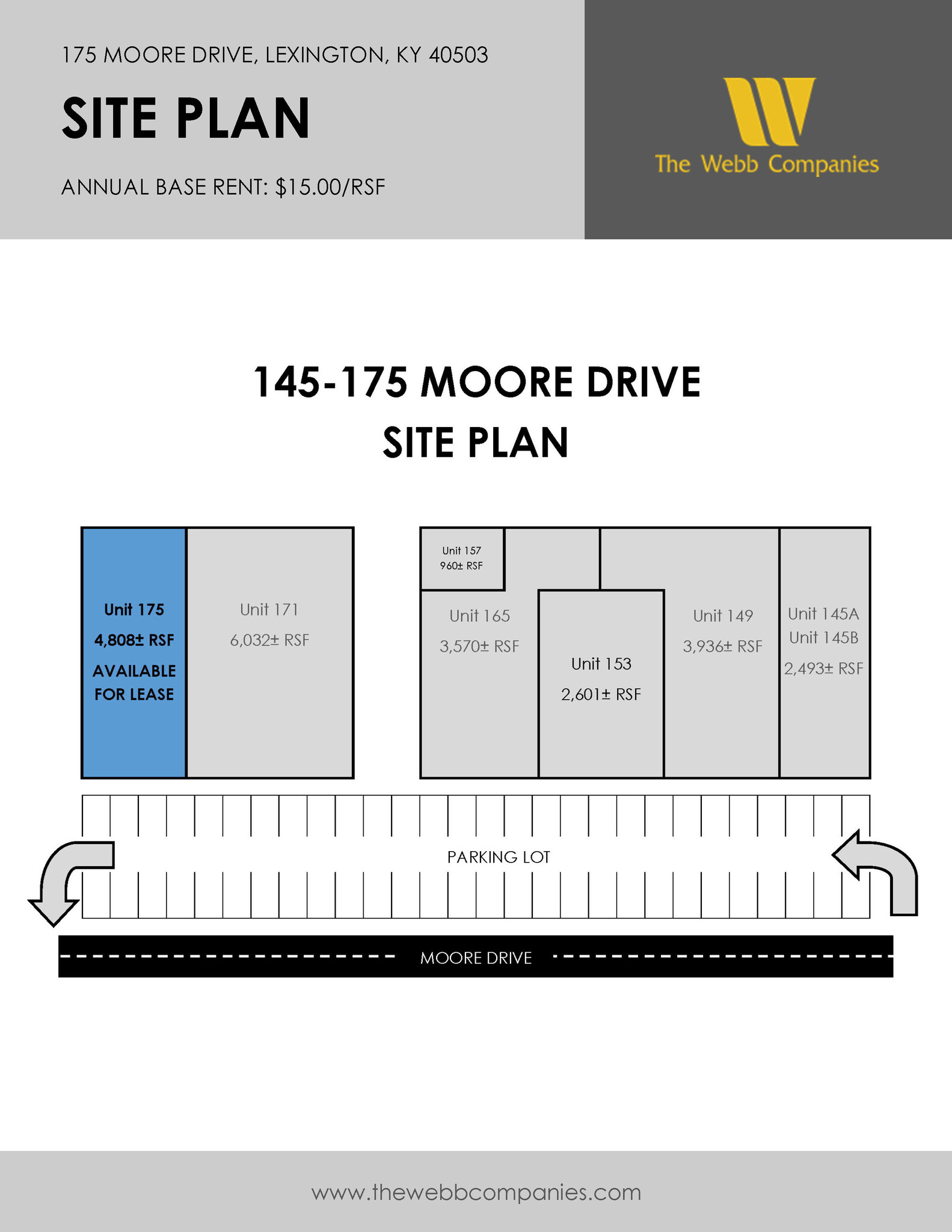 145-175 Moore Dr, Lexington, KY for lease Site Plan- Image 1 of 1