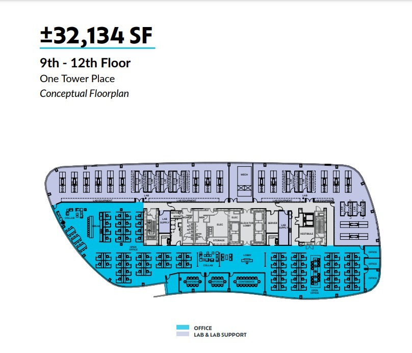 1 Tower Pl, South San Francisco, CA for lease Floor Plan- Image 1 of 1