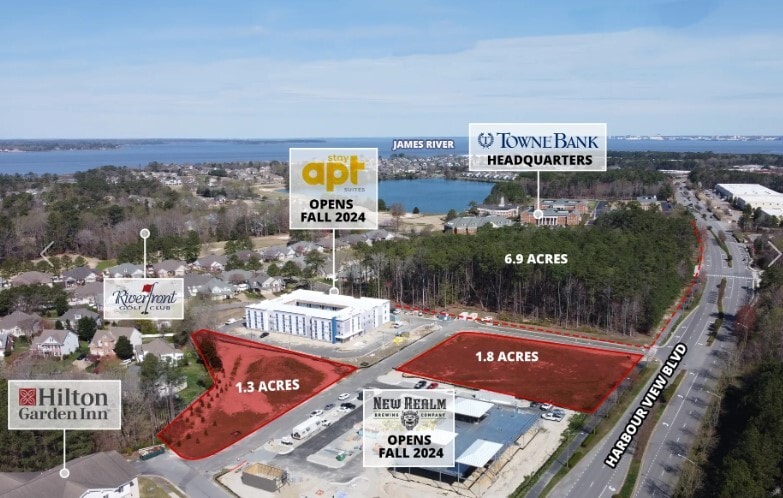 Harbour View Boulevard at Harbour Pointe Dr, Suffolk, VA for sale - Building Photo - Image 2 of 7