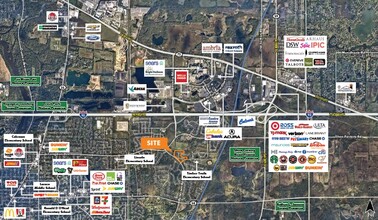 McDonough Rd, Hoffman Estates, IL - aerial  map view