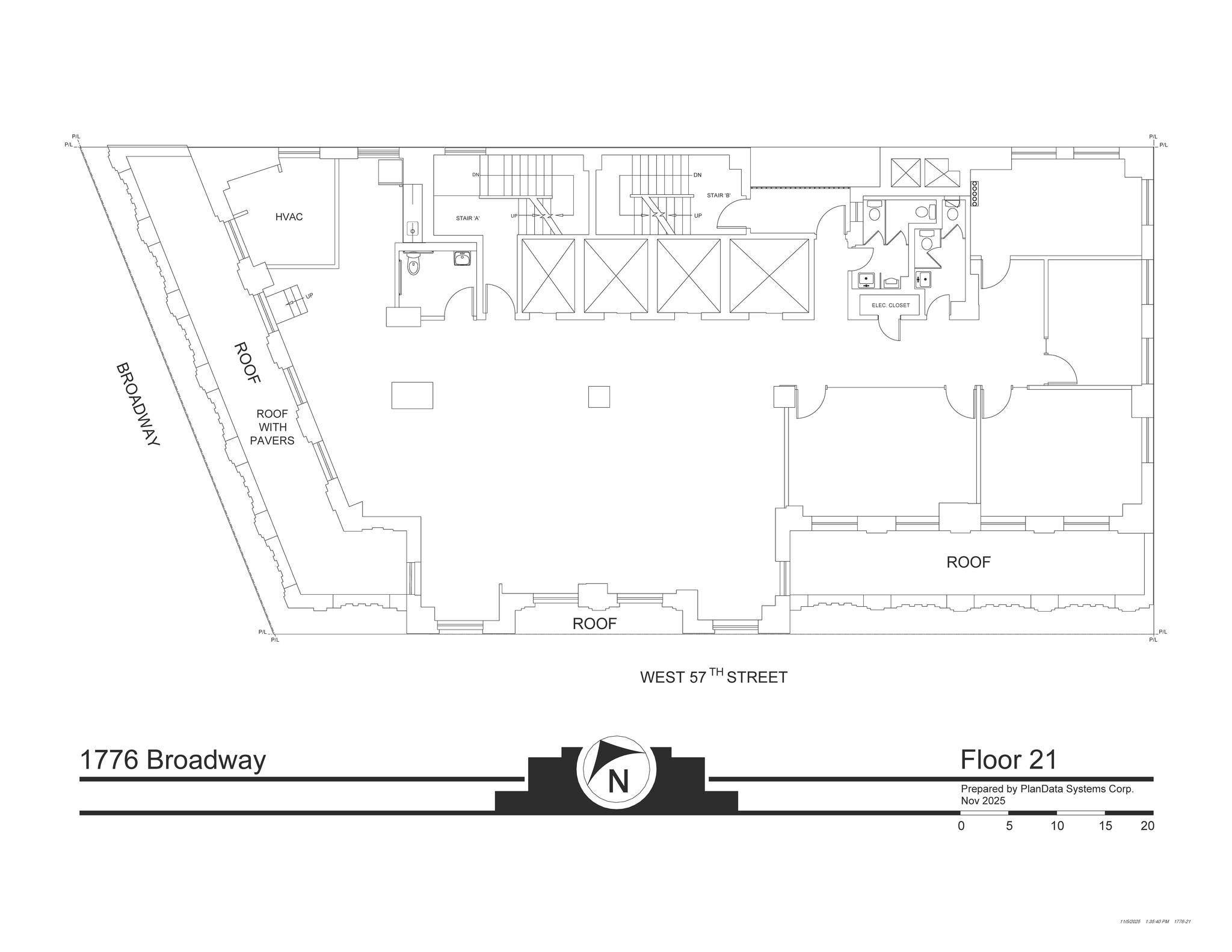 1776 Broadway, New York, NY for lease Floor Plan- Image 1 of 1