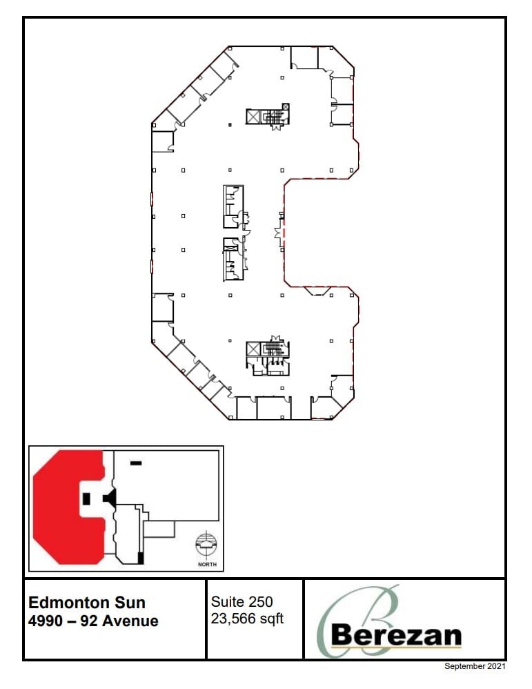 4960-4990 92 Ave NW, Edmonton, AB for lease Floor Plan- Image 1 of 1