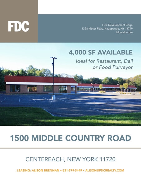 1500 Middle Country Rd, Centereach, NY for lease - Building Photo - Image 3 of 4
