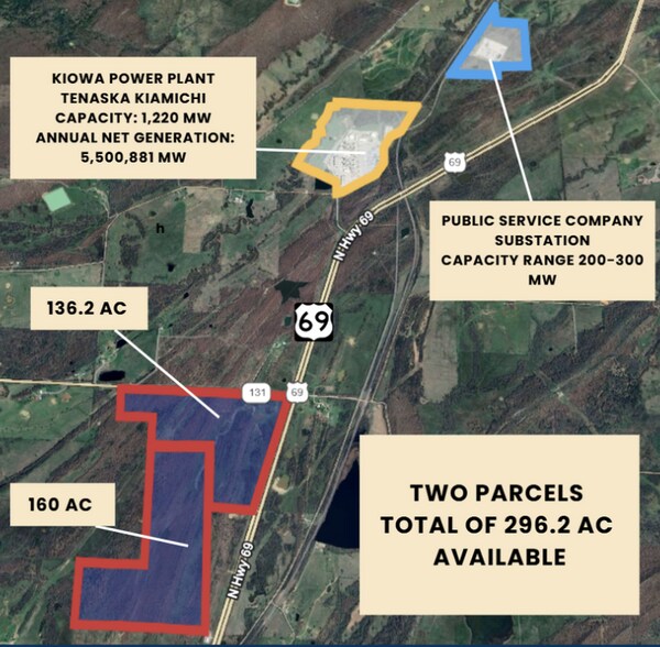 1302 Reynolds rd, Kiowa, OK for sale - Aerial - Image 1 of 5