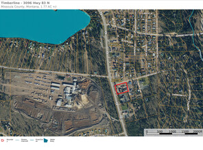 3096 Highway 83, Seeley Lake, MT - aerial  map view