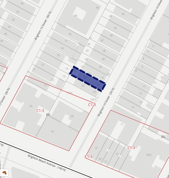 3064 Brighton 14th St, Brooklyn, NY for sale - Plat Map - Image 2 of 20