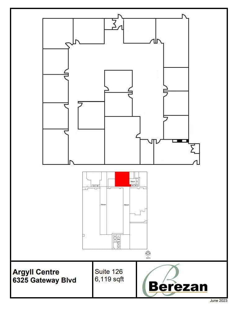 6325 Gateway Blvd NW, Edmonton, AB for lease Floor Plan- Image 1 of 1