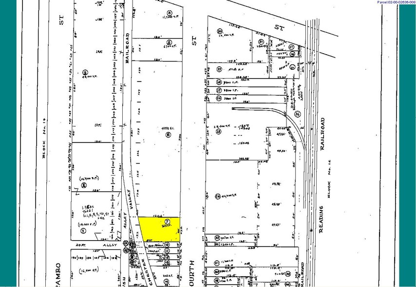 30 W 4th St, Bridgeport, PA for lease - Plat Map - Image 2 of 8