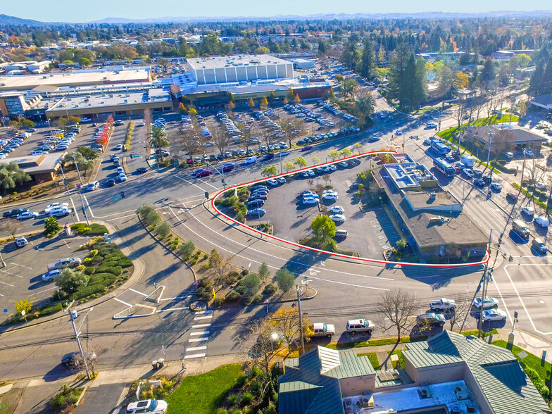 1202-1220 W Steele Ln, Santa Rosa, CA for lease - Aerial - Image 2 of 2