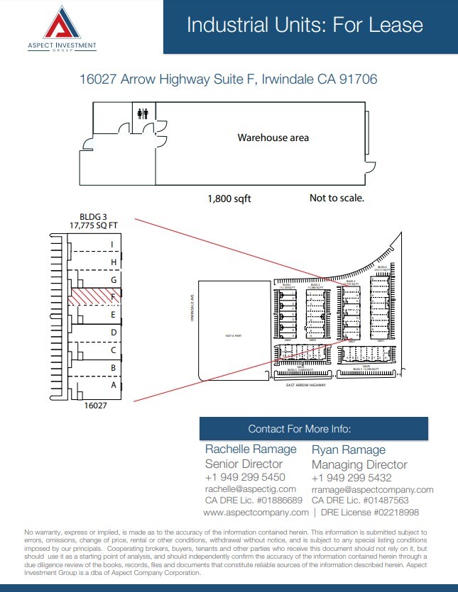 16021 Arrow Hwy, Irwindale, CA for lease Floor Plan- Image 1 of 1