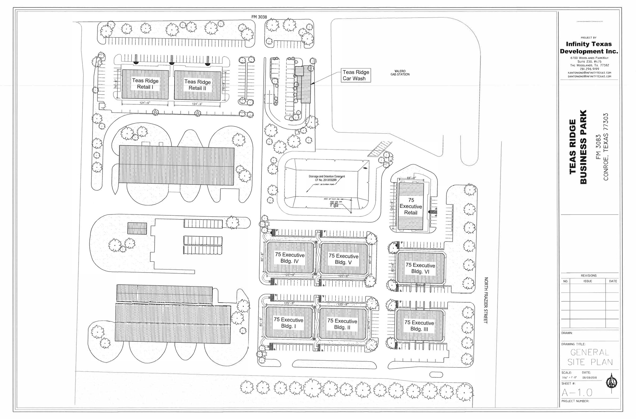 2519 N Frazier St, Conroe, TX for lease Site Plan- Image 1 of 1