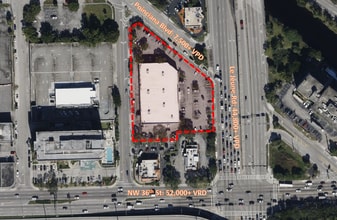 3600 Le Jeune Rd, Miami, FL - AERIAL map view - Image1