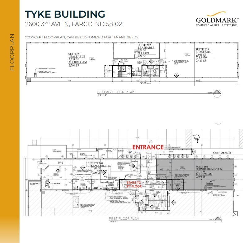 2600 N 3rd Ave, Fargo, ND for lease Floor Plan- Image 1 of 1