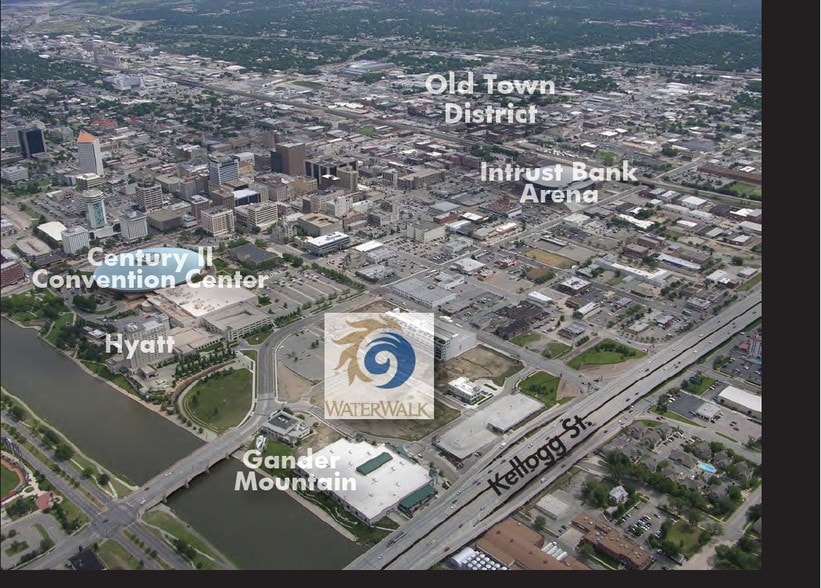 515 S Main St, Wichita, KS for lease - Aerial - Image 2 of 3