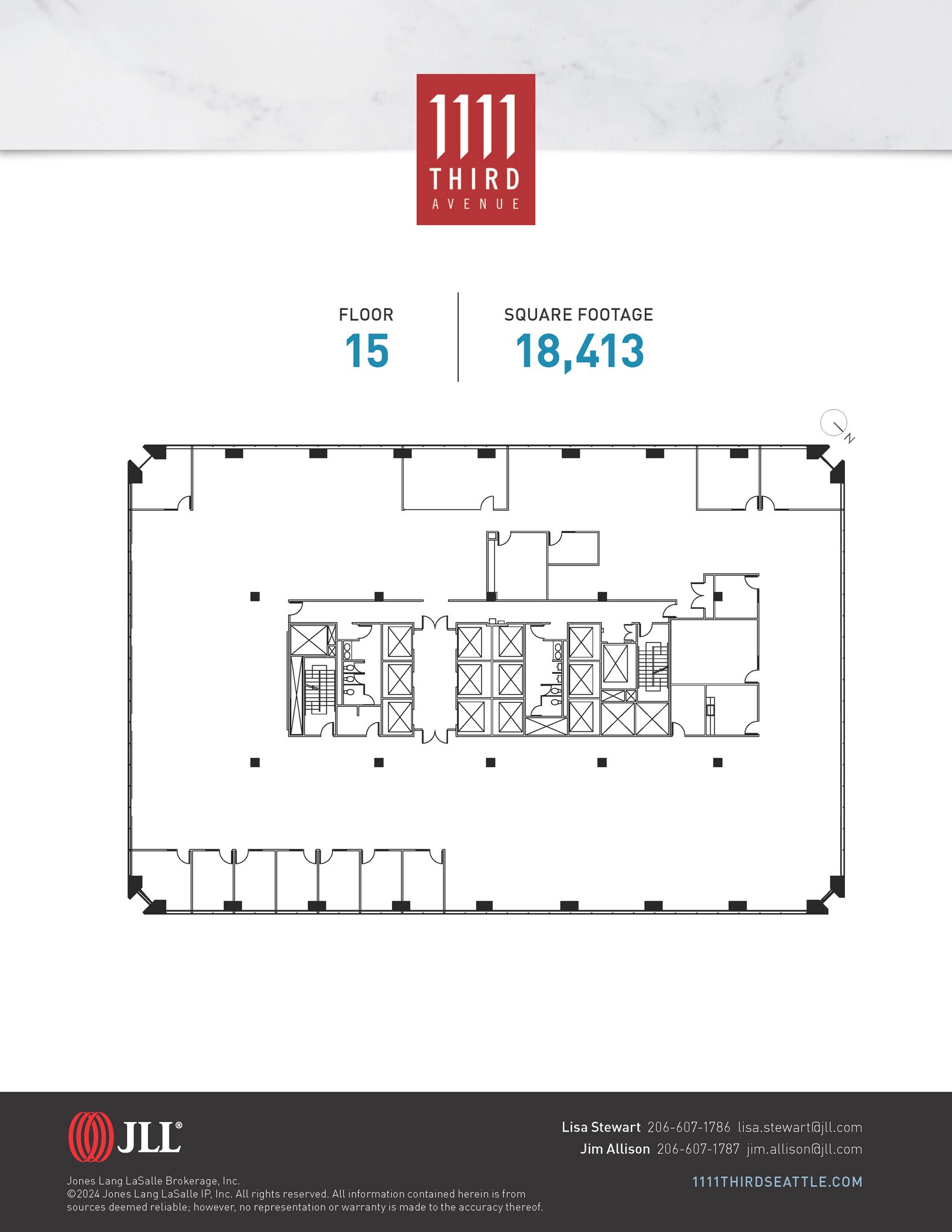 1111 3rd Ave, Seattle, WA for lease Floor Plan- Image 1 of 1
