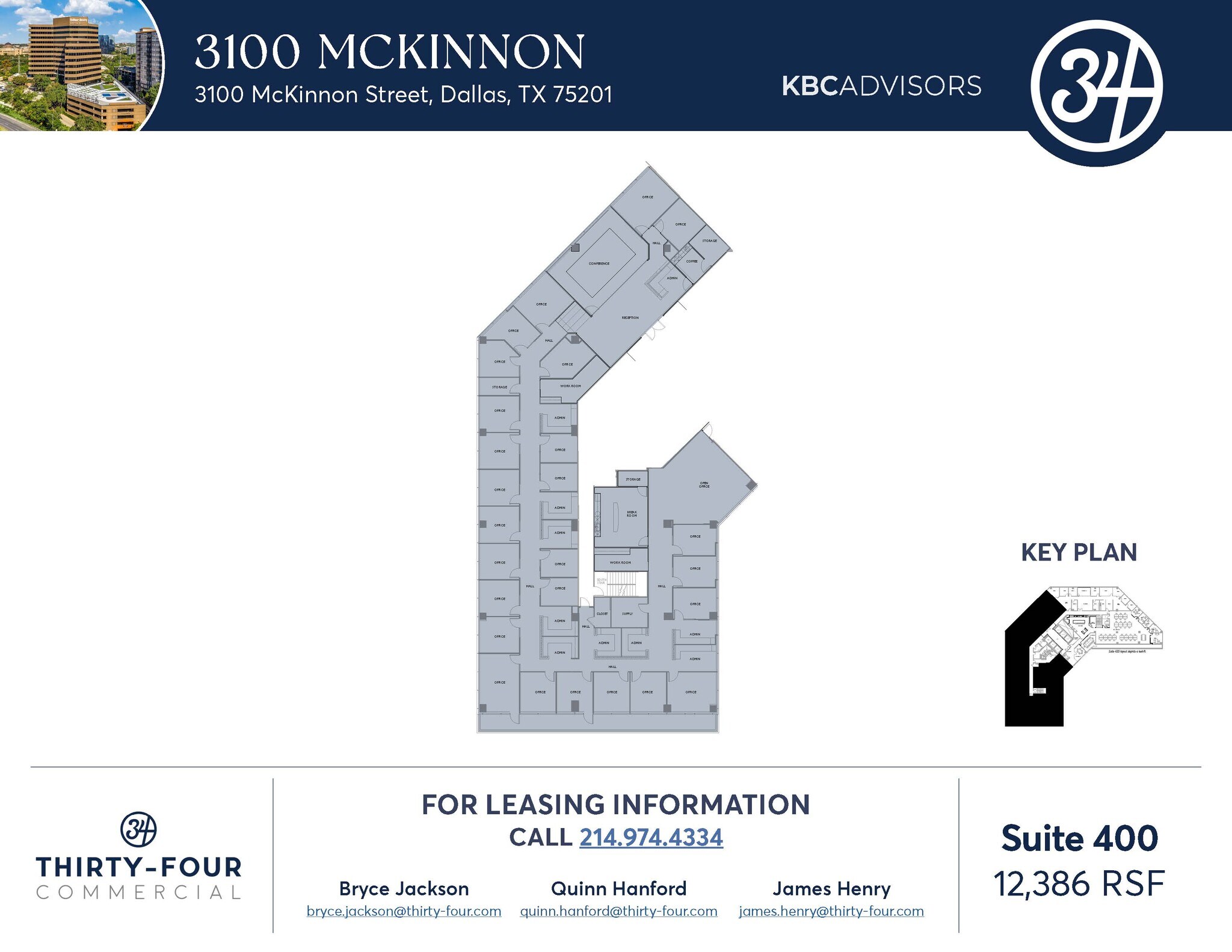 3100 McKinnon St, Dallas, TX for lease Floor Plan- Image 1 of 1