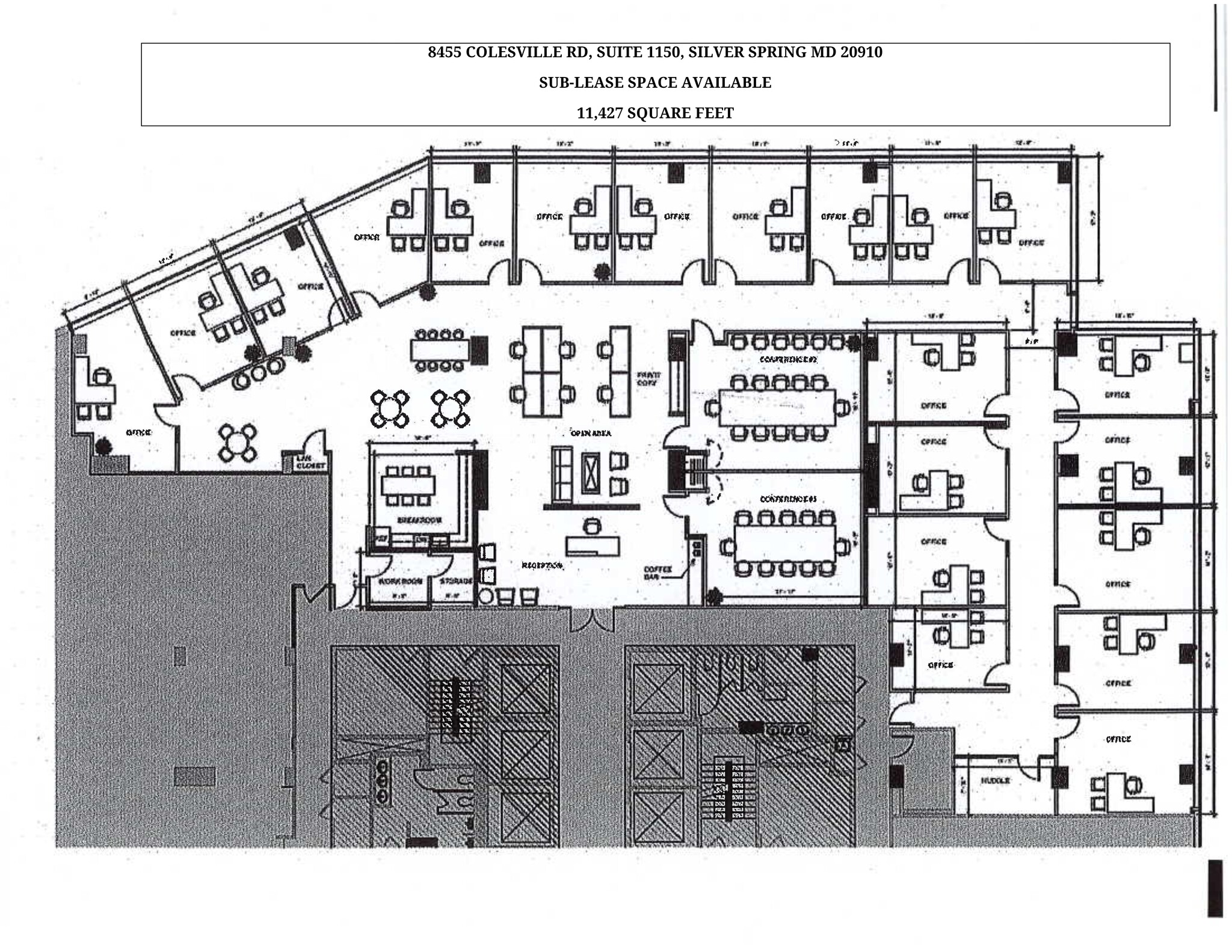 8455 Colesville Rd, Silver Spring, MD for lease Site Plan- Image 1 of 20