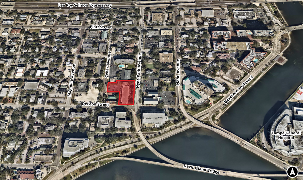 509 S Hyde Park Ave, Tampa, FL for sale - Aerial - Image 1 of 4