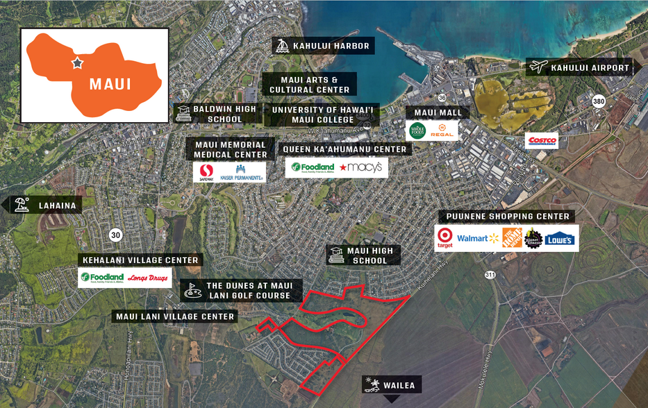 Maui Lani Parkway, Kahului, HI for sale - Aerial - Image 2 of 7