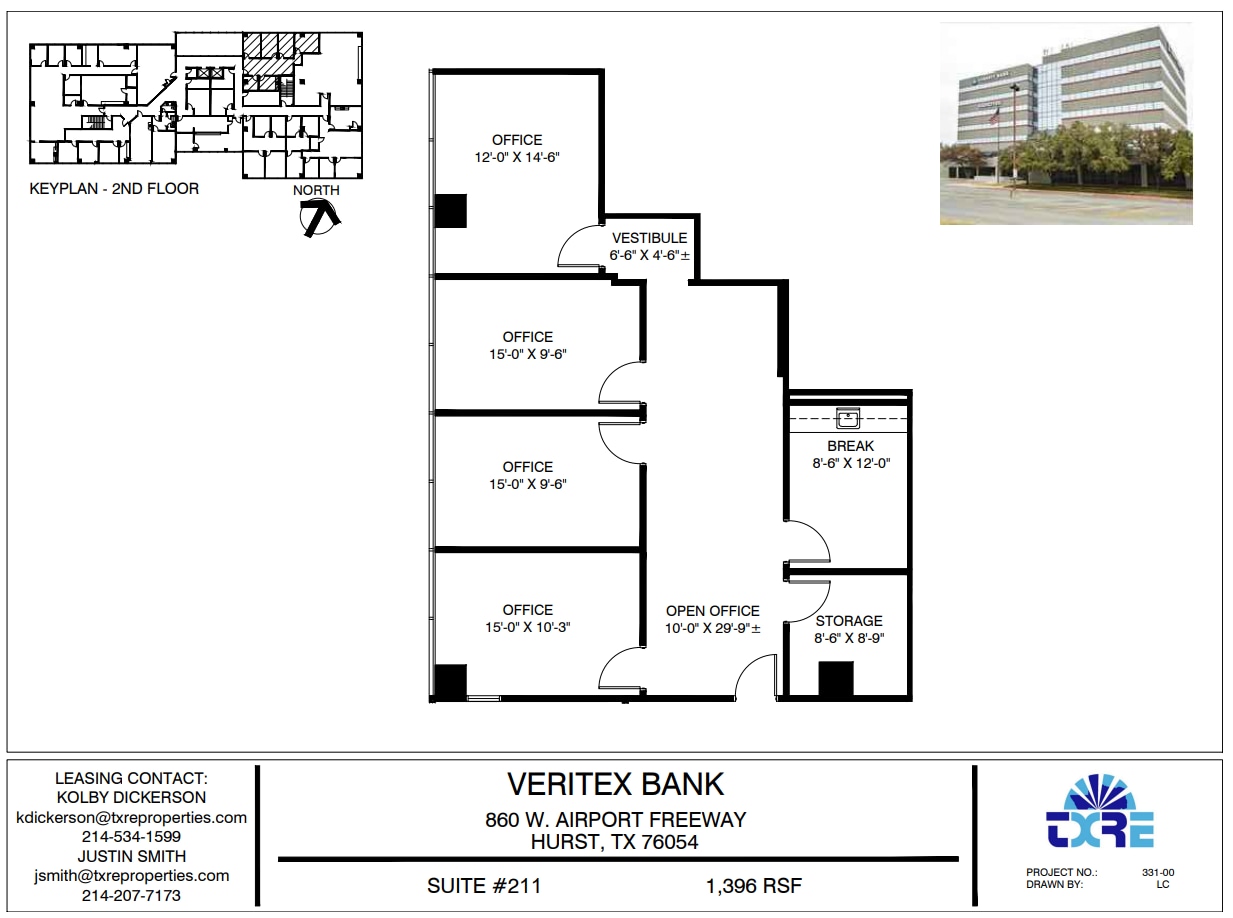 860 W Airport Fwy, Hurst, TX for lease Floor Plan- Image 1 of 1