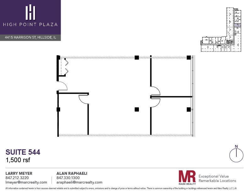 4415 W Harrison St, Hillside, IL for lease Floor Plan- Image 1 of 1