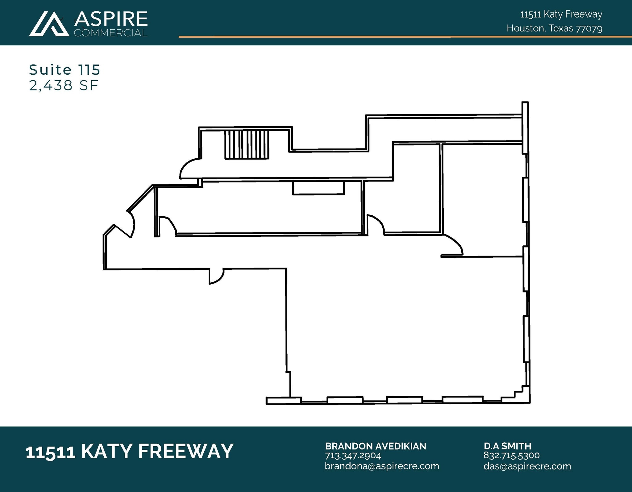 11511 Katy Fwy, Houston, TX for lease Floor Plan- Image 1 of 1