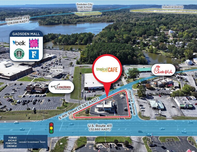 931 Rainbow Dr, Gadsden, AL for sale - Building Photo - Image 1 of 1