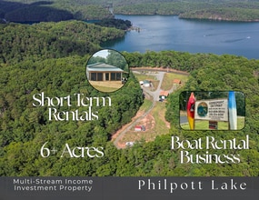 4265 Goose Point Rd, Bassett, VA - Aerial map view - Image1