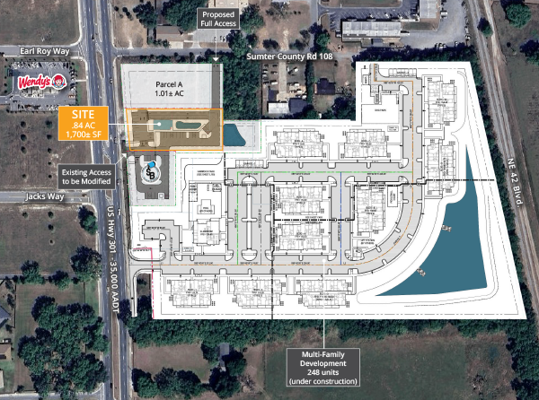 11535 N US Highway 301, Oxford, FL for lease - Site Plan - Image 1 of 3