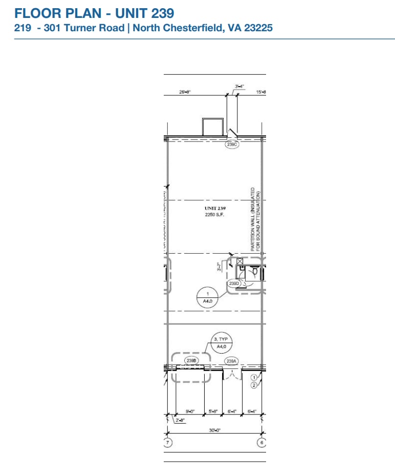 219 Turner Rd, North Chesterfield, VA for lease Floor Plan- Image 1 of 1