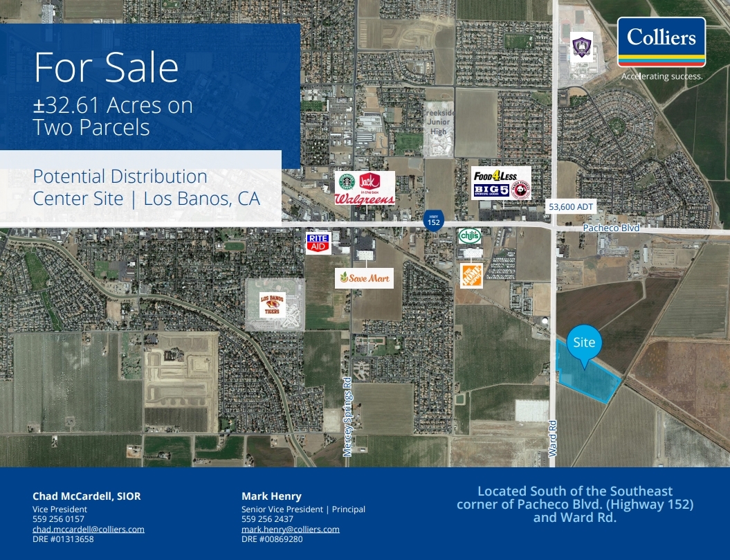 Ward Rd, Los Banos, CA for sale Primary Photo- Image 1 of 1