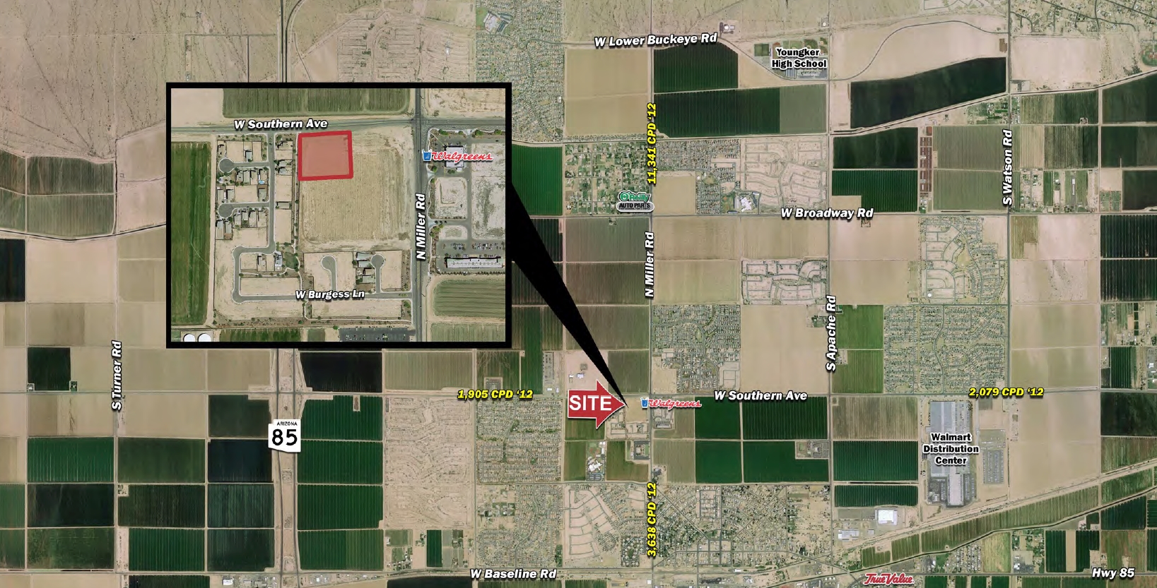 W Southern & Miller Rd, Buckeye, AZ 85326 - Land for Sale | LoopNet