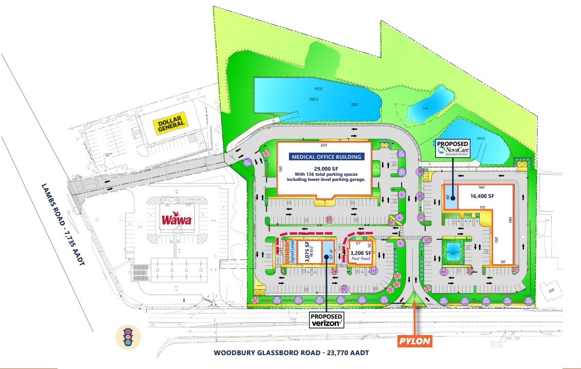 465 Woodbury Glassboro Rd, Mantua, NJ for lease Site Plan- Image 1 of 1