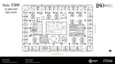 180 N LaSalle St, Chicago, IL for lease Floor Plan- Image 1 of 2