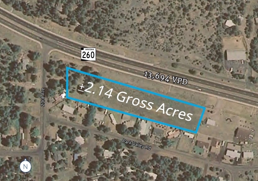 580 S Clark Rd, Show Low, AZ for sale - Aerial - Image 3 of 3